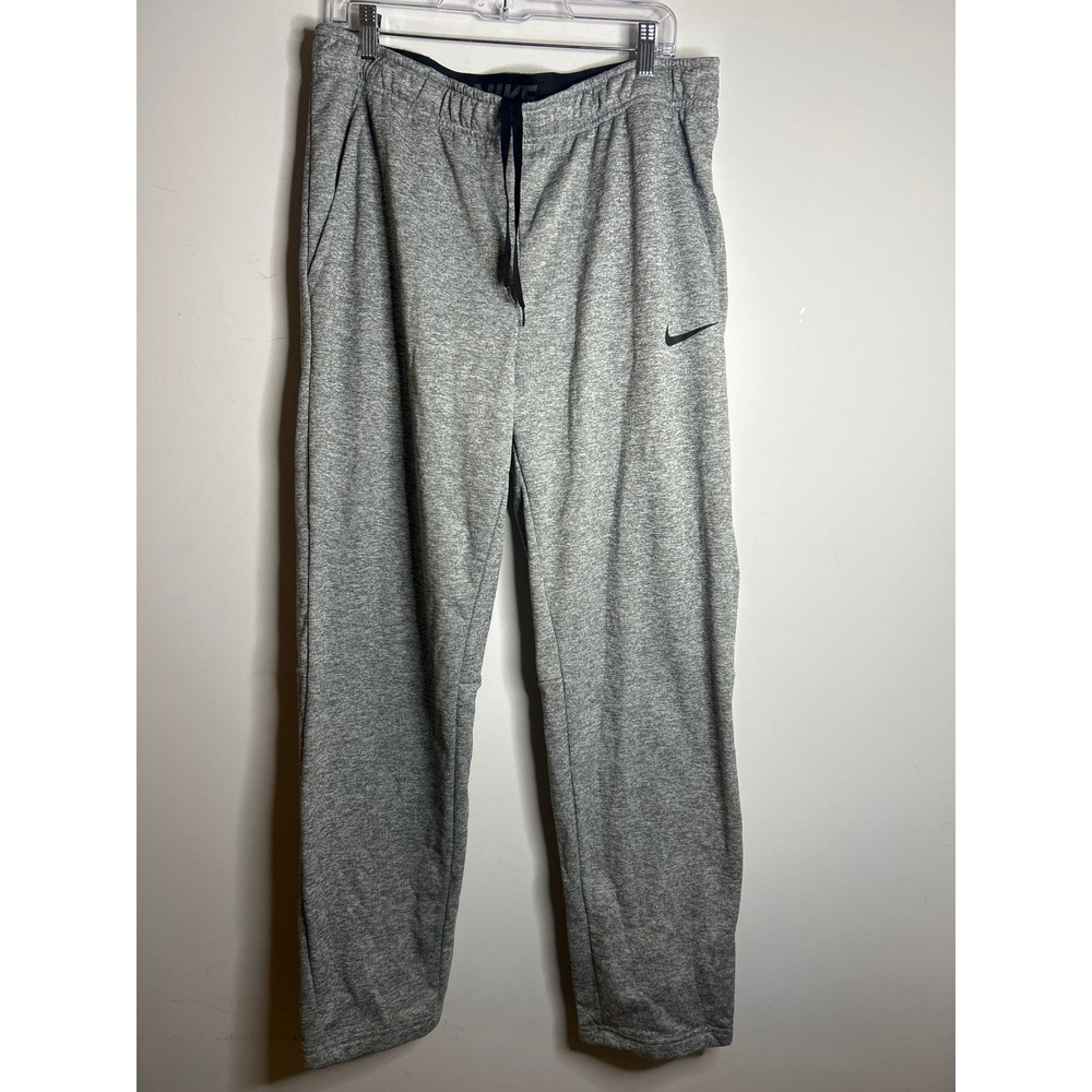 Nike Gray Therma-FIT Sweatpants Drawstring Mens XL